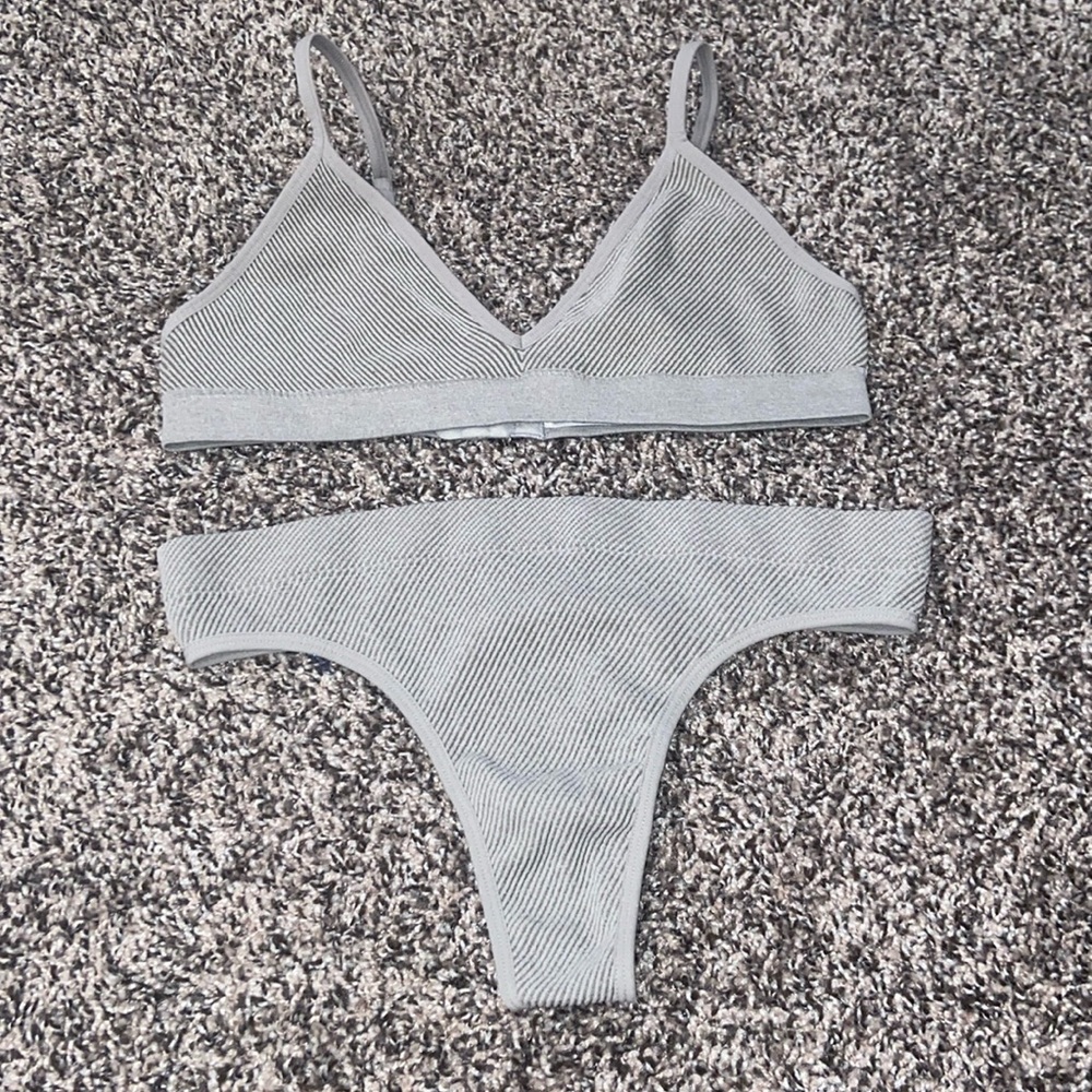 Bralette and thong set